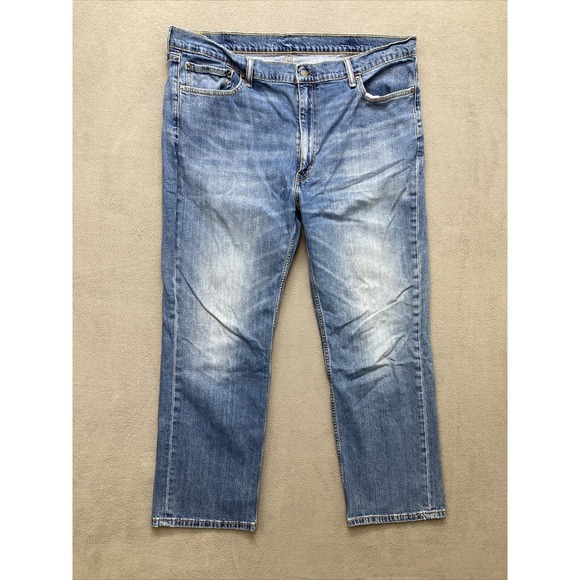 Lot of 2 Levi 514 Jeans Mens Size 42x30 Straight Fit Medium Wash - Picture 4 of 16